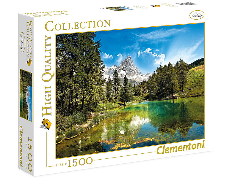 Clementoni Puzzle High Quality Collection Blausee 1500Teile Puzzle