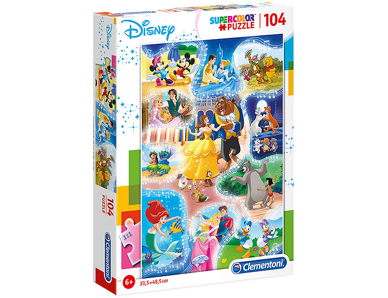 meinspielzeug - Clementoni Puzzle Disney Moments 104Teile | Puzzle 10 ...