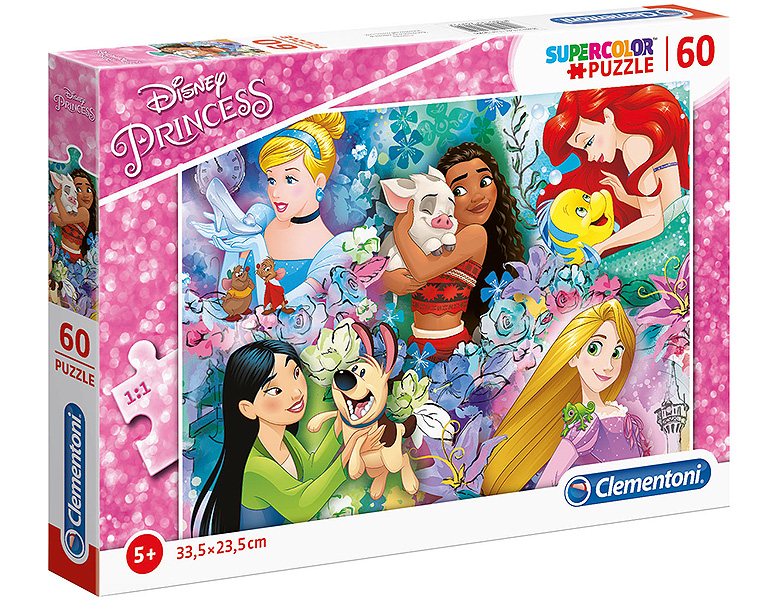 Clementoni Puzzle Supercolor Disney Princess 60Teile | Puzzle 24-104 Teile