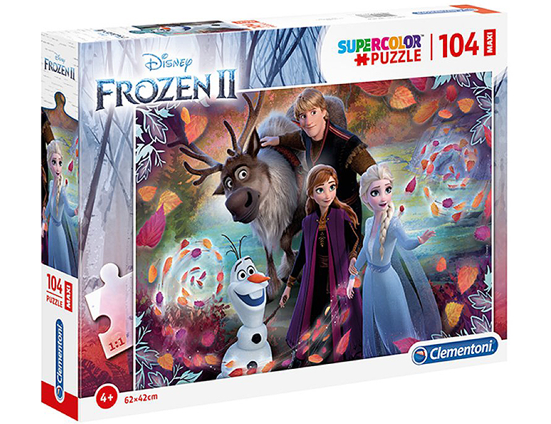Clementoni Puzzle Supercolor Maxi Disney Frozen 104XXL Puzzles XXLTeile