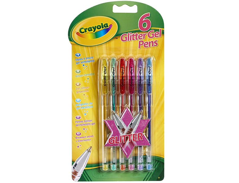 Crayola Glitzer Gelstifte 6Teile