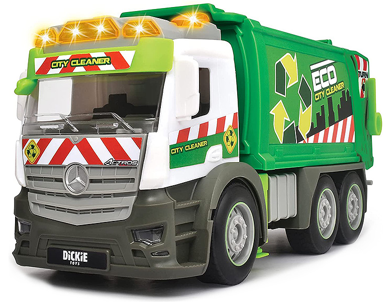 Dickie Toys City Cleaner Straßenreinigung Müllwagen Müllabfuhr Müllauto 