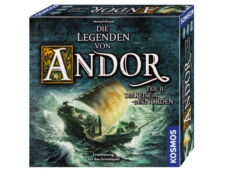 Kosmos Spiele Die Legenden von Andor Erweiterung Die Reise in den Norden Erwachsenenbrettspiele