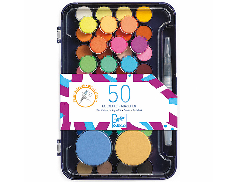 Djeco Kreativ 50 Wasserfarben