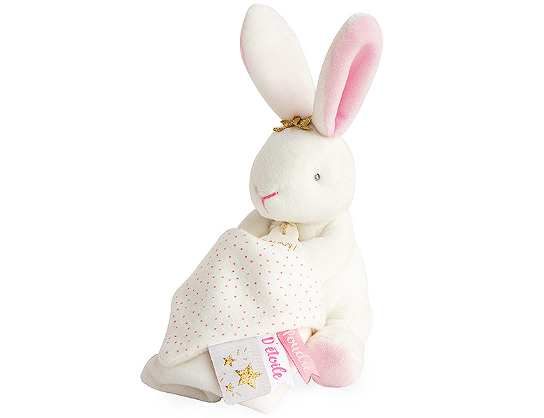 Doudou et Compagnie Hase Stern mit Schmusetuch 10cm