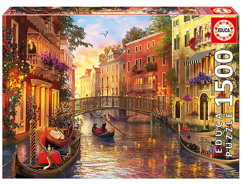 Educa Puzzle Sunset in Venice 1500Teile