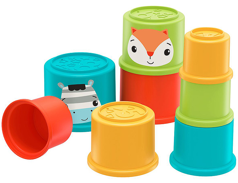 Fisher-Price Bunte Stapelbecher