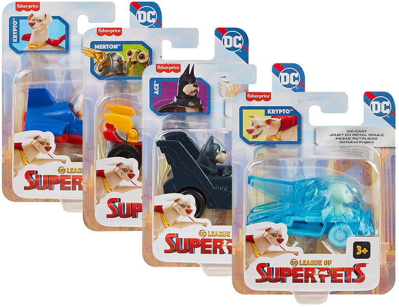 Fisher-Price DC League of Super Pets Die-Cast Sortiment - 1:55