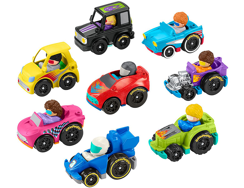 meinspielzeug - Fisher-Price Little People Wheelies Sortiment | Spielzeugautos