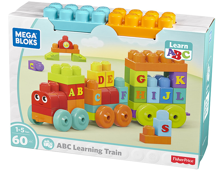 Fisher-Price Mega Bloks ABC Lernzug 60Teile