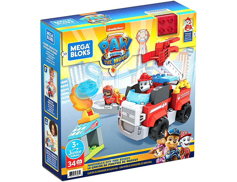 Mega Bloks Paw Patrol Marshall 34Teile