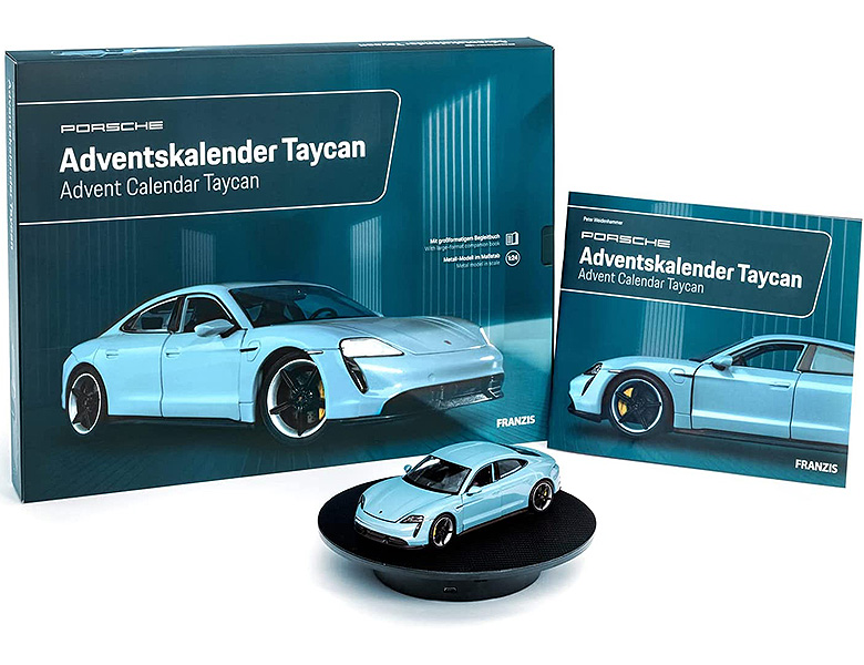 Franzis Adventskalender Porsche Taycan