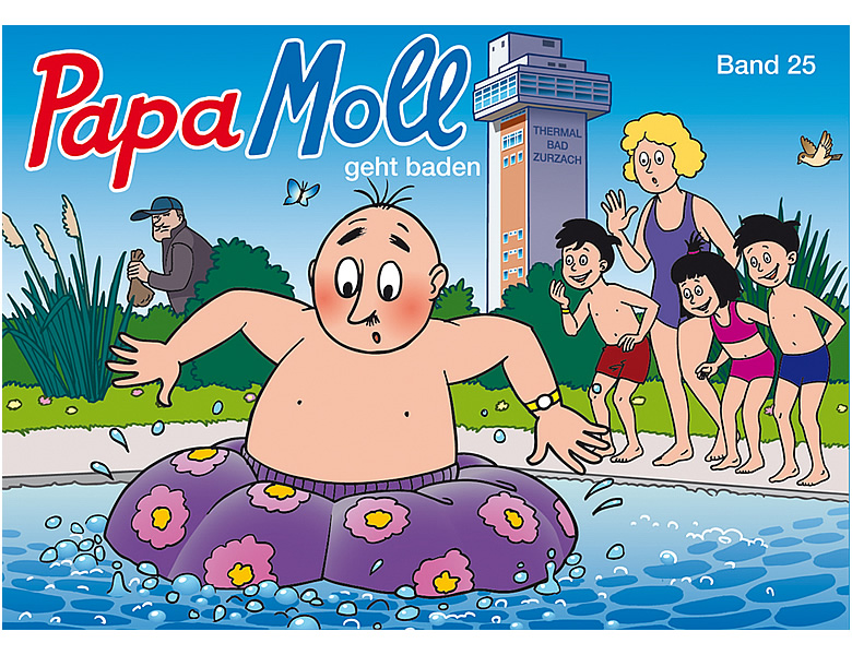 Globi Verlag Papa Moll geht baden Nr.25 | Kinderbücher