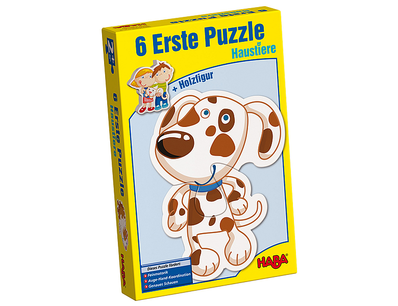 Puzzles 6 erste Spiel Fahrzeuge Haba 303311