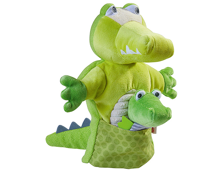 Marionnette à Doigt Crocodile Sigikid - Jeu D'éveil Et Théâtre Pour Enfants, Lavable - Dès 6 Mois
