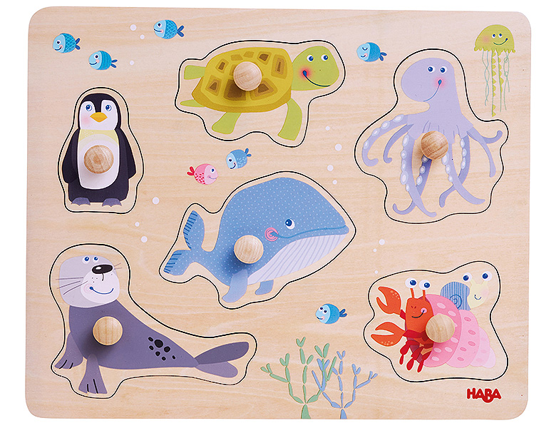 2x Holz Pegged Puzzle für Kinder Kleinkind Zoo & Bauernhof Tiere Puzzle 