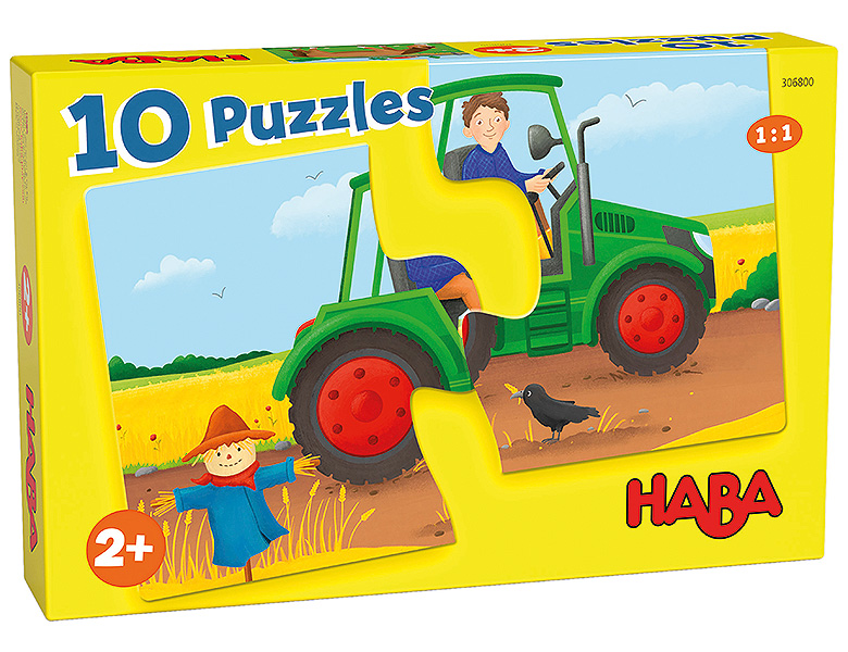 HABA Puzzle Mein Bauernhof 10x2