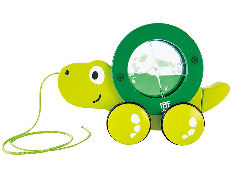 Hape Kleinkind Pepe & Friends NachziehSchildkröte Tito Ziehen & Schieben