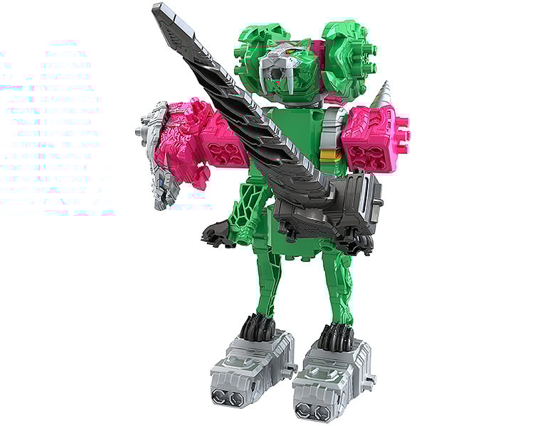 Hasbro Dino Fury Power Rangers Zord Link Ankylo Hammer Zord & Tiger Claw Zord