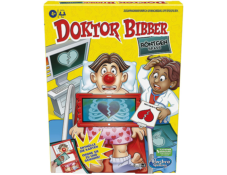 Hasbro Gaming Doktor Bibber Röntgen Spass DE