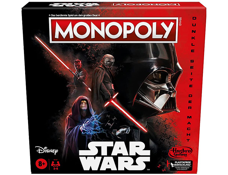 Hasbro Gaming Monopoly Star Wars Die Dunkle Seite der Macht DE