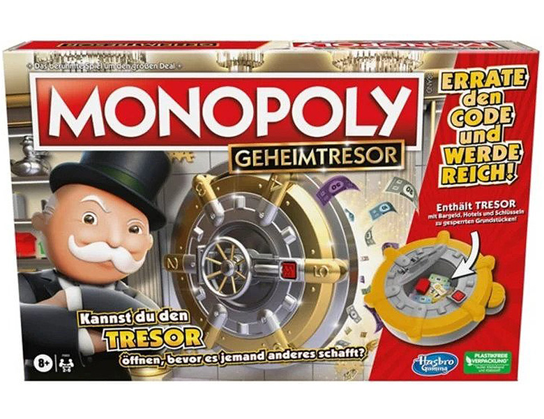 Hasbro Gaming Monopoly Geheimtresor DE