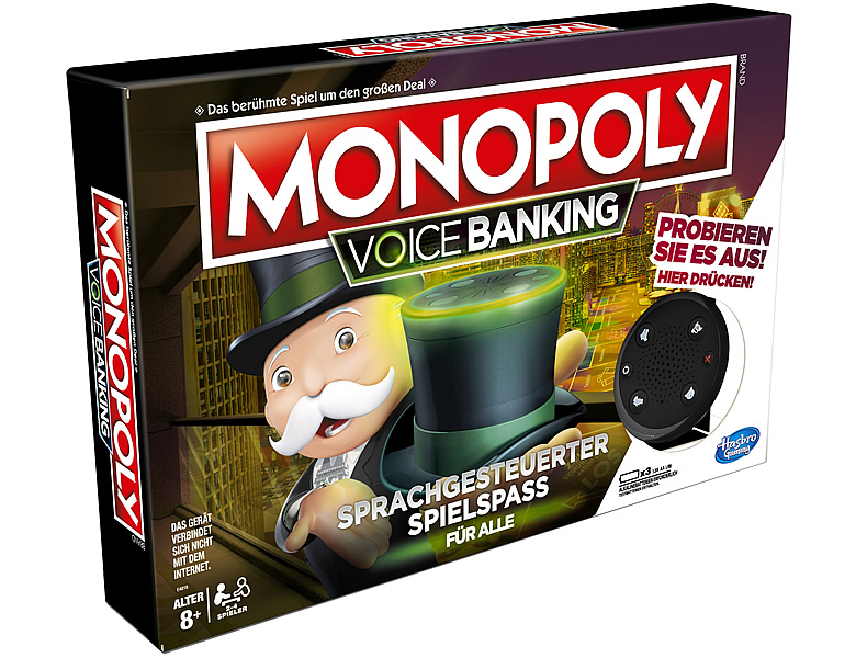 Hasbro Gaming Monopoly Voice Activated Banking