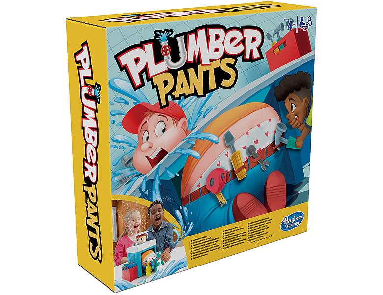Hasbro Plumber Pants Kinderspiel/Partyspiel für Kinder ab 4 Jahren 