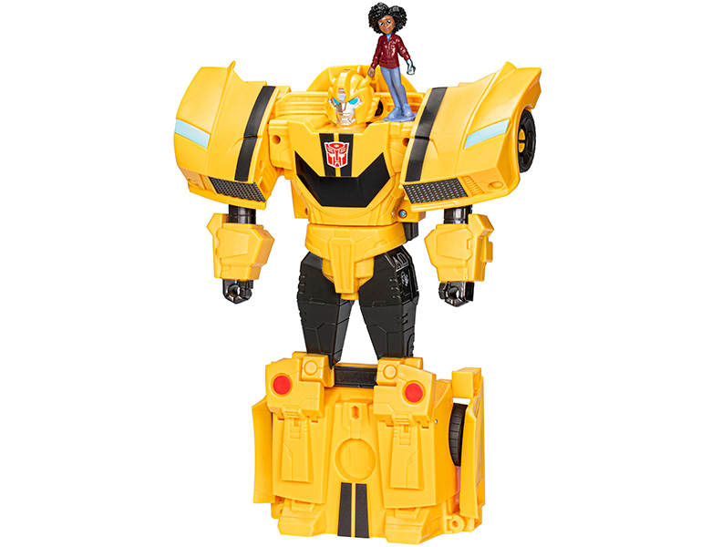 Hasbro EarthSpark Transformers Spin Changer Bumblebee & Mo Malto