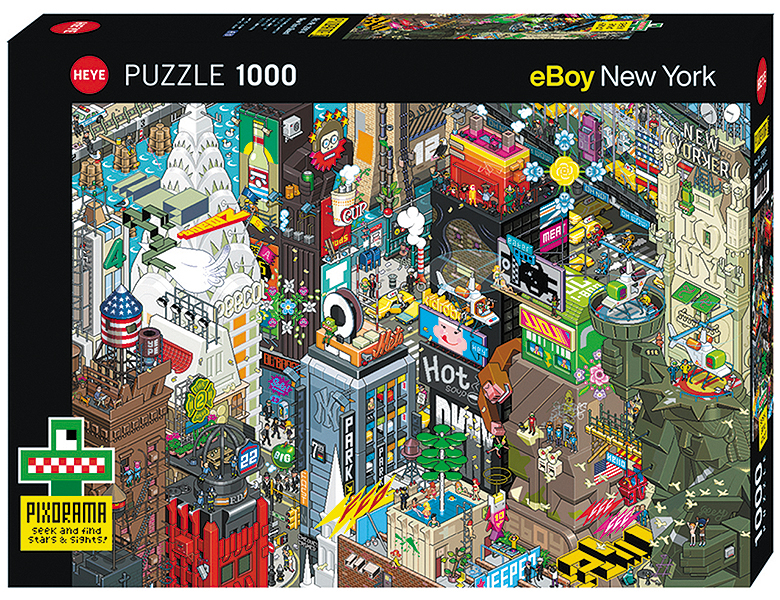 HEYE Puzzle eBoy New York Quest 1000Teile Puzzle 1000 Teile