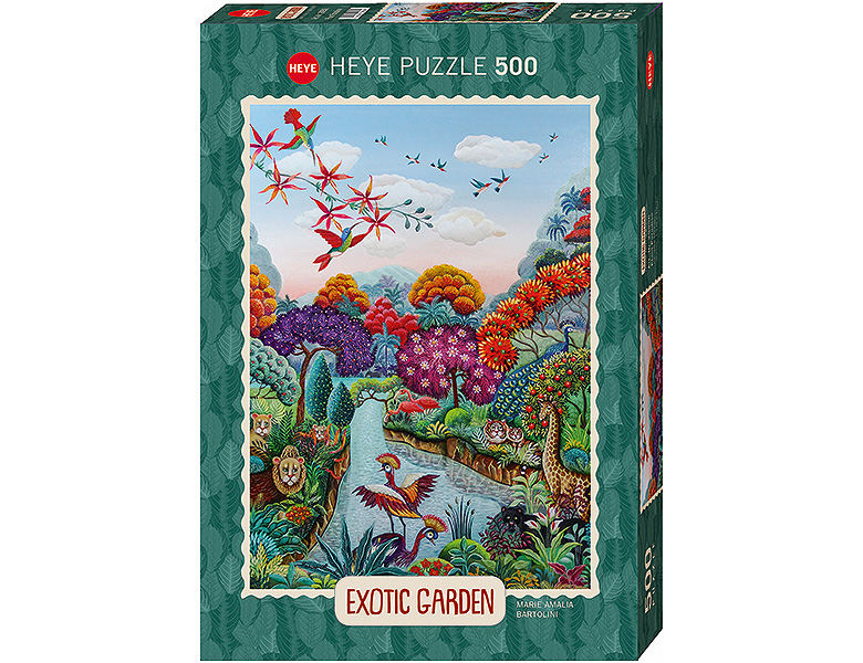HEYE Puzzle Exotic Garden Plant Paradise 500Teile Puzzle 500 Teile
