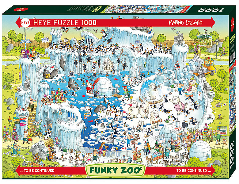 HEYE Puzzle Funky Zoo Polar Habitat 1000Teile