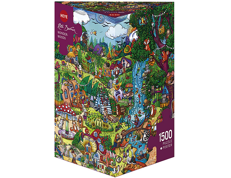 HEYE Puzzle Triangular Wonderwoods 1500Teile Puzzle 1500 Teile