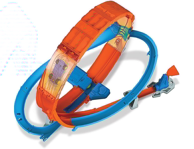 Hot Wheels Action Riesen LoopingCrash Trackset 164 Rennbahn Sets