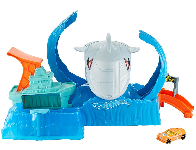 Hot Wheels City RoboHaiAngriff 164 Rennbahn Zubehör