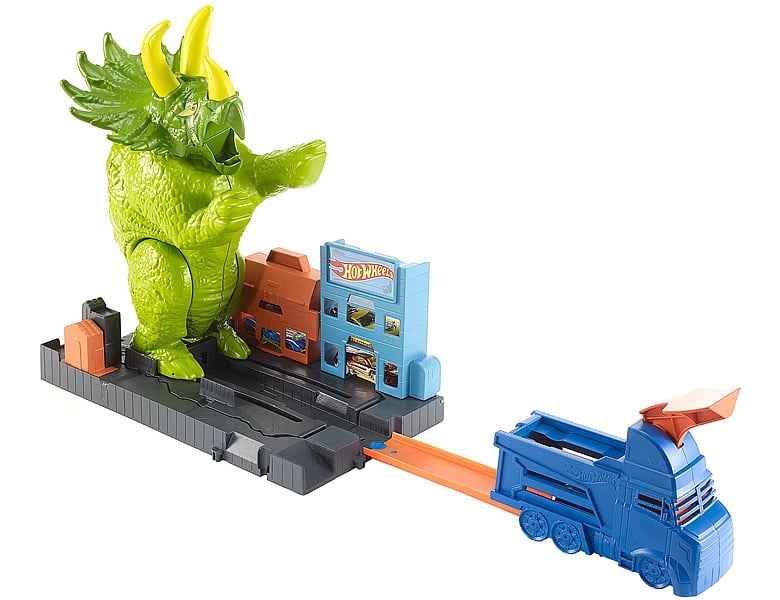 Hot Wheels City Triceratops-Angriff - 1:64