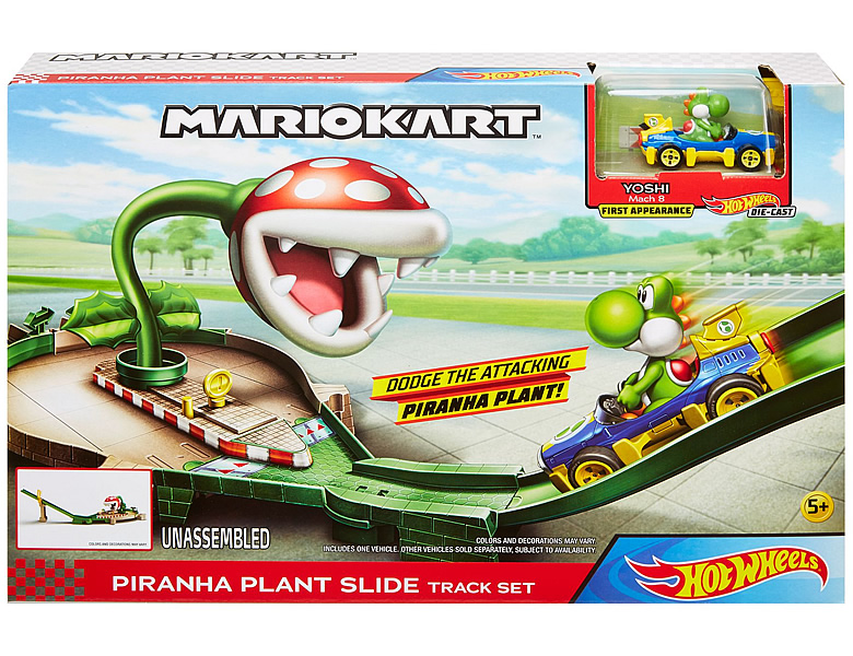 Hot Wheels Super Mario Mario Kart Piranha Rennbahn Sets