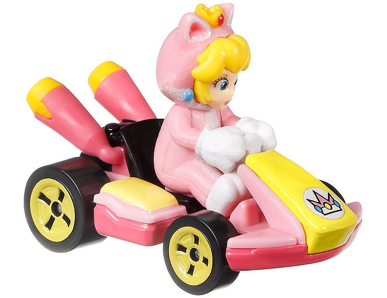 Hot Wheels Super Mario DieCast Cat Peach 164 Spielzeugauto