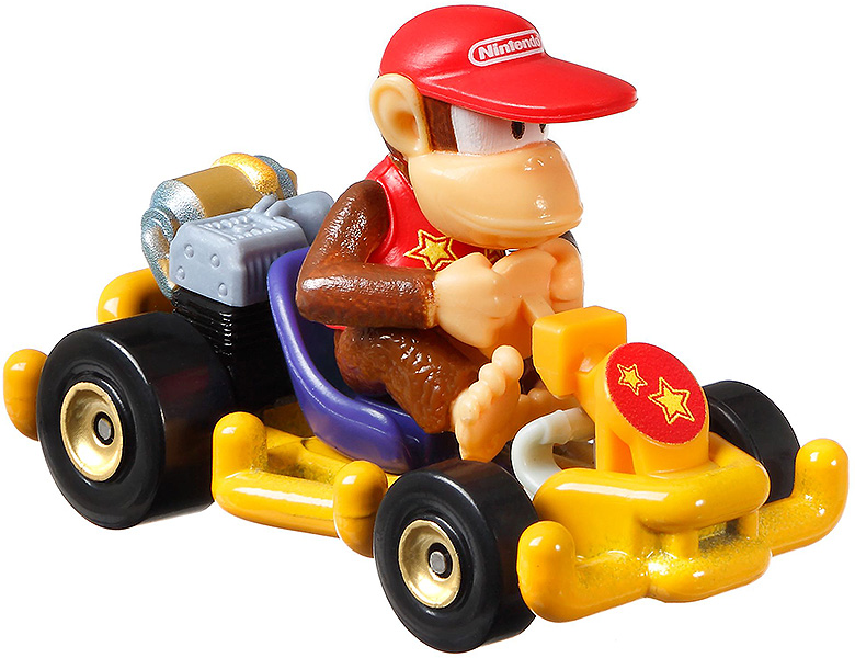 Hot Wheels Super Mario Die-Cast Diddy Kong 1:64