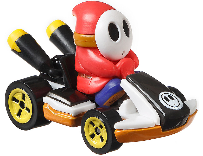 Hot Wheels Super Mario Mario Kart Replica DieCast Shy Guy 164