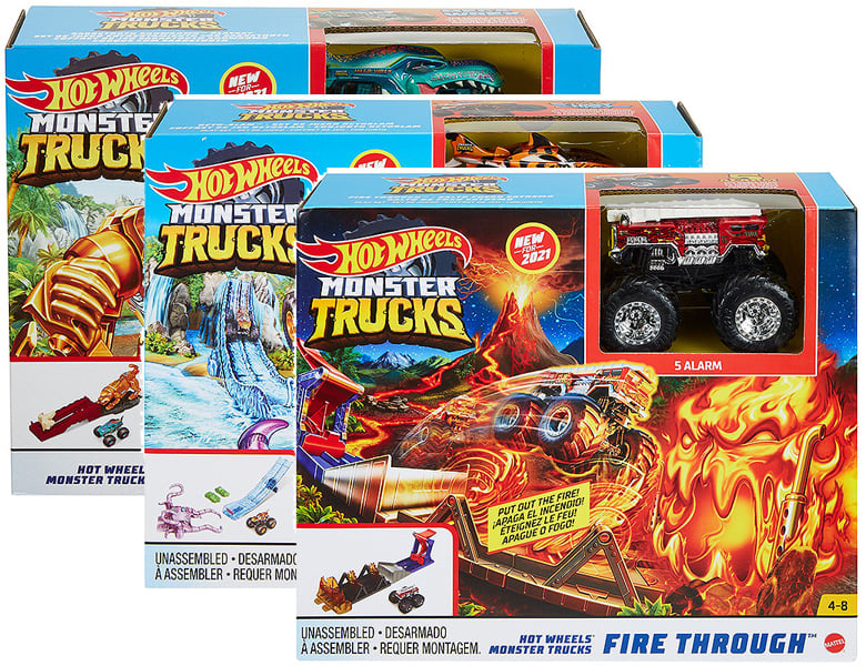 Hot Wheels Monster Trucks Spielset - 1:64 | Rennbahn Sets