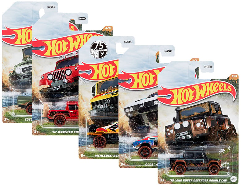 Hot Wheels Mud Runners Mud Runners Sortiment - 1:64 | Autos