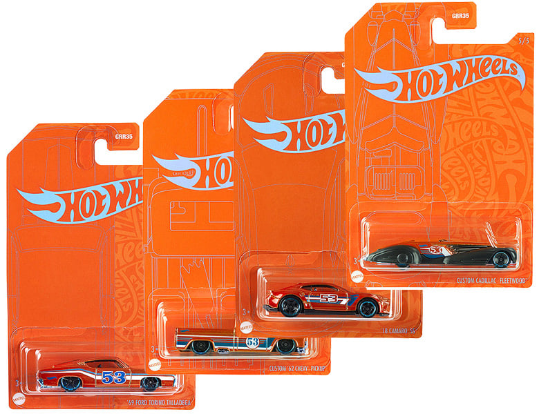 Hot Wheels Satin and Chrome Satin and Chrome Sortiment - 1:64 | Autos
