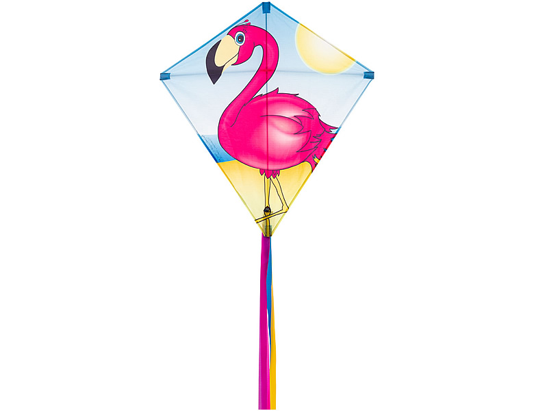 HQ Invento Drachen Eddys Flamingo 68x68cm | Kinderdrachen