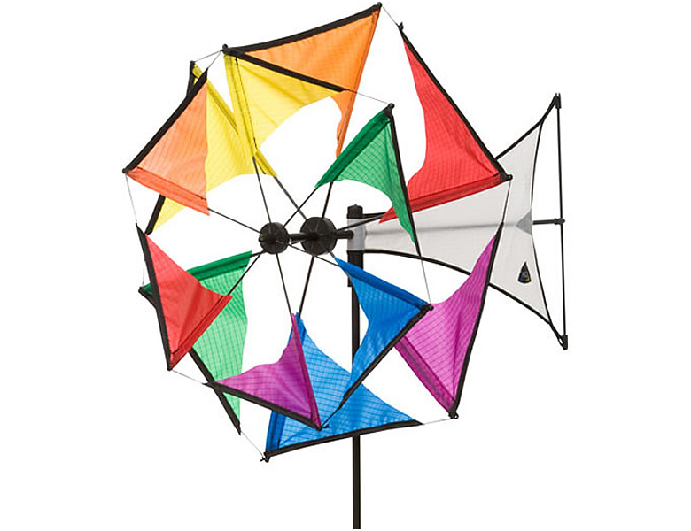 HQ Invento Windspiele Windmhle Mini Duett Rainbow 42x102cm