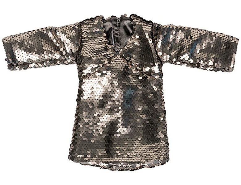 I'm a Girly Glitter Kleid Silber 48cm