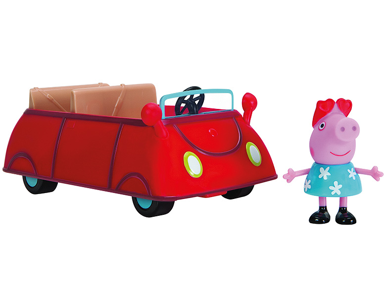 Jazwares Peppa Pig Kleines rotes Auto