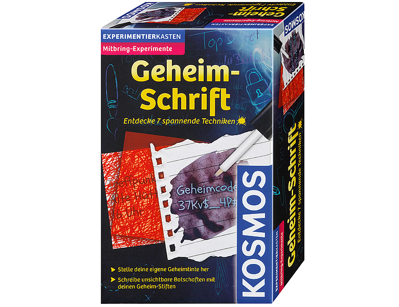 Kosmos Experimentierkasten Geheimschrift