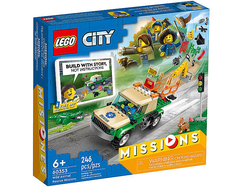 LEGO City Missions Tierrettungs-Missionen 60353