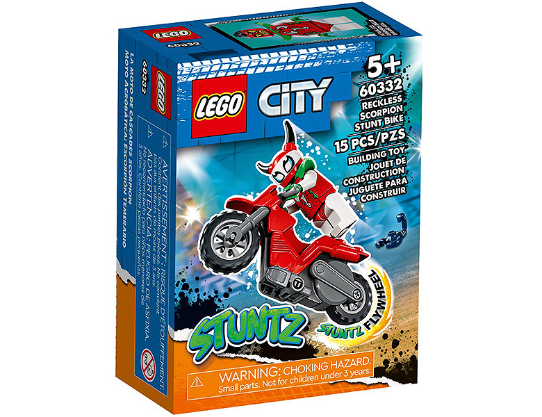 City LEGO Stuntz Skorpion-Stuntbike 60332